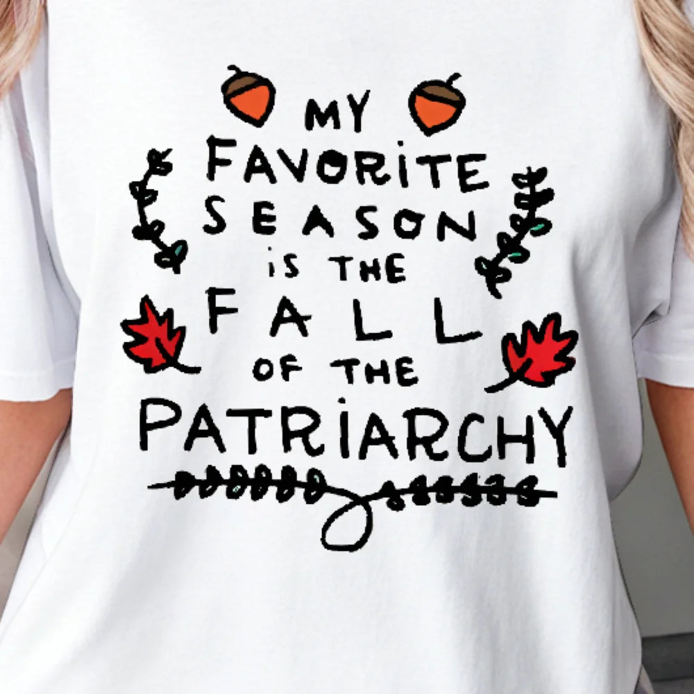 Casual Loose Short Sleeved Bold Feminist T-shirt