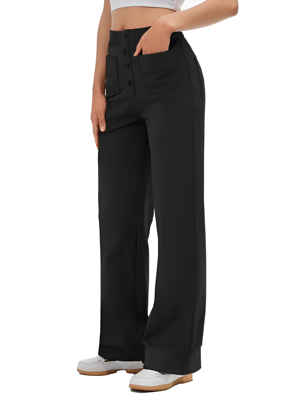Women's Casual High Waist Stretch Pants
