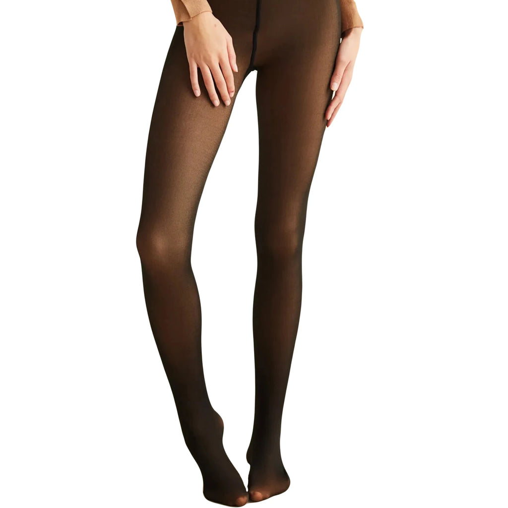 Fleece Lined Pantyhose for Women