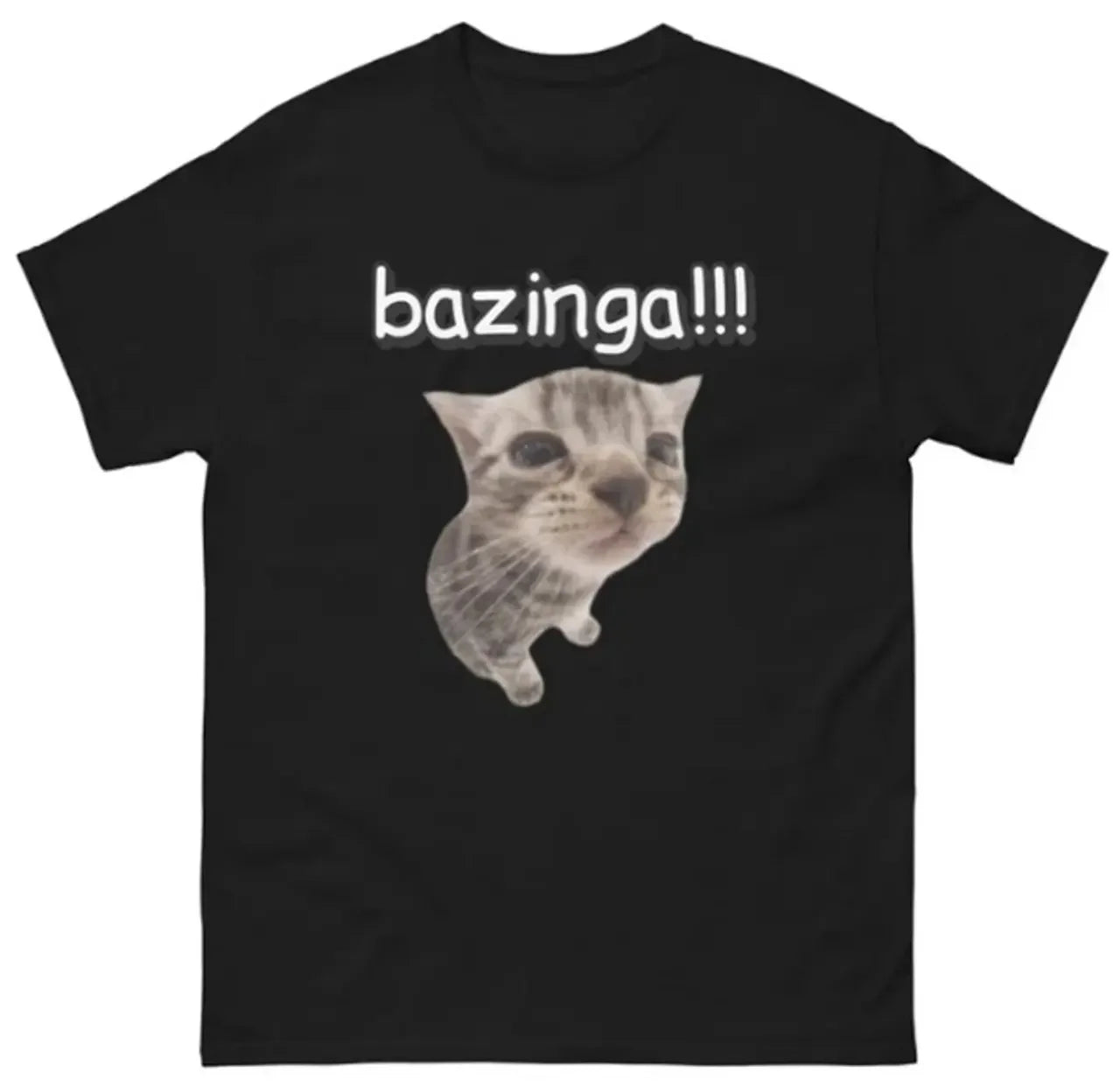 Oiiaoiia Cat Clothing Pattern Pure Cotton Men's and Women's T-shirt