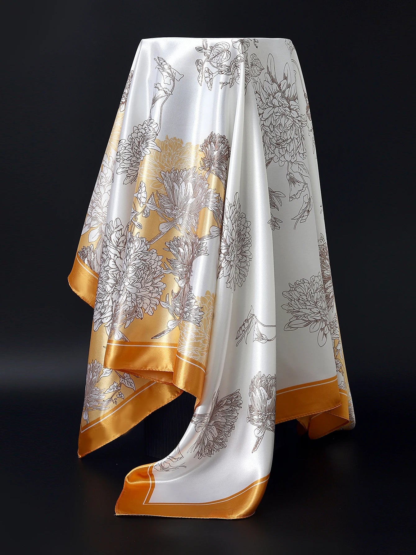 Women Printed Pre-tie Headscarf