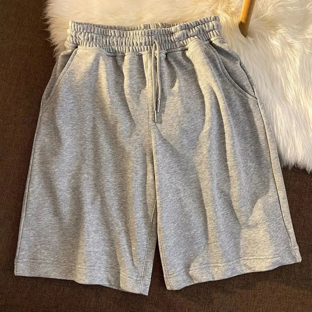 Cotton Black Sports Shorts Women's