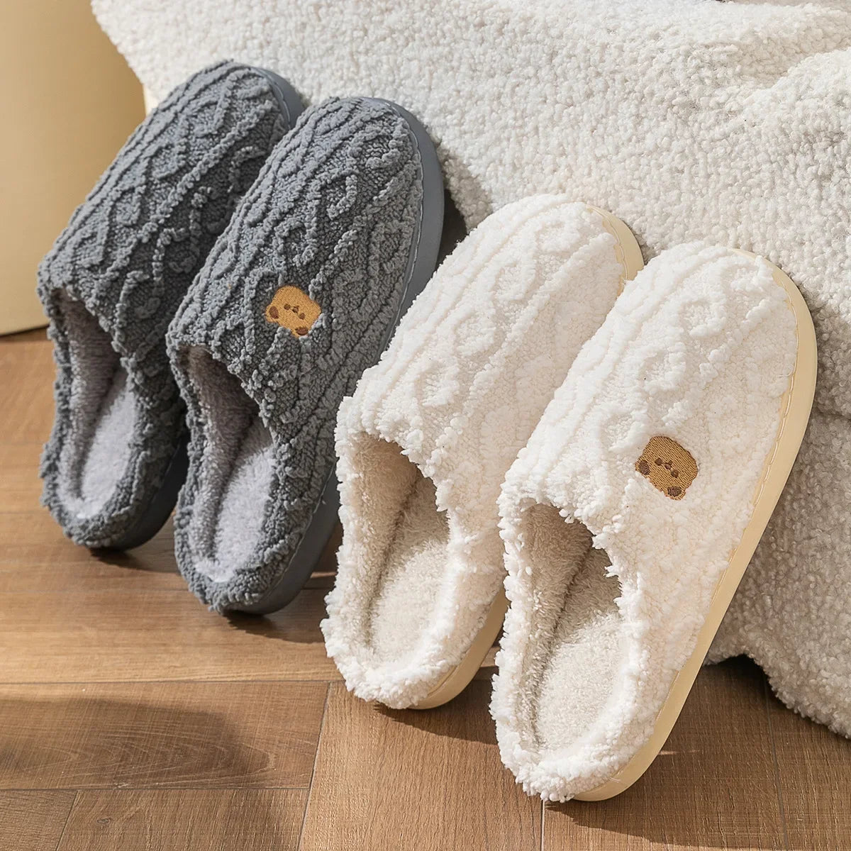 Asgard Women Winter Fur Slippers