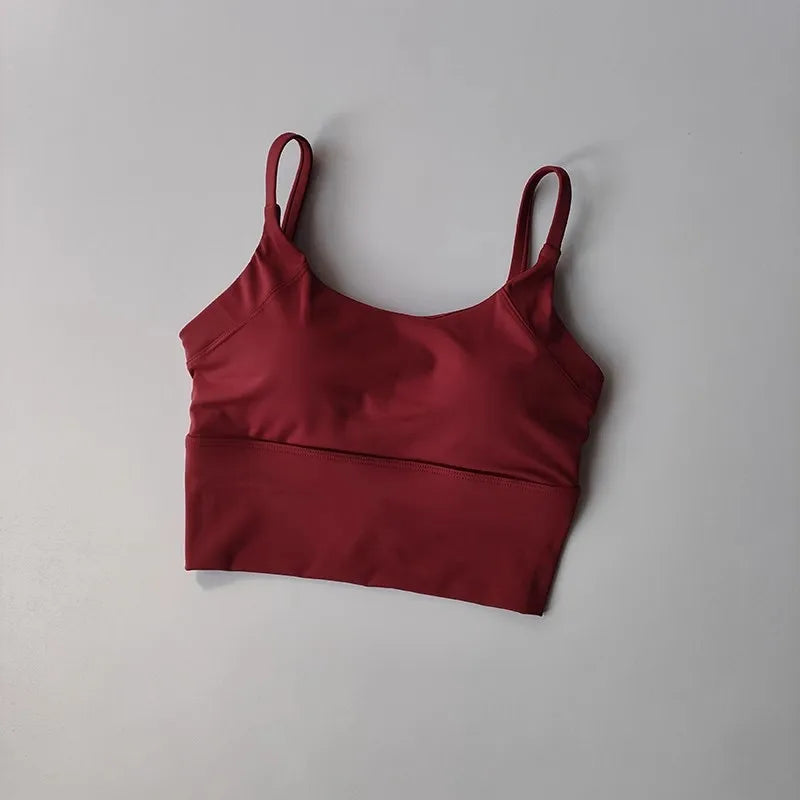 Fixed Pad Sports Bra for Women