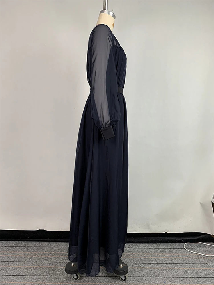 See-Through Maxi Dress