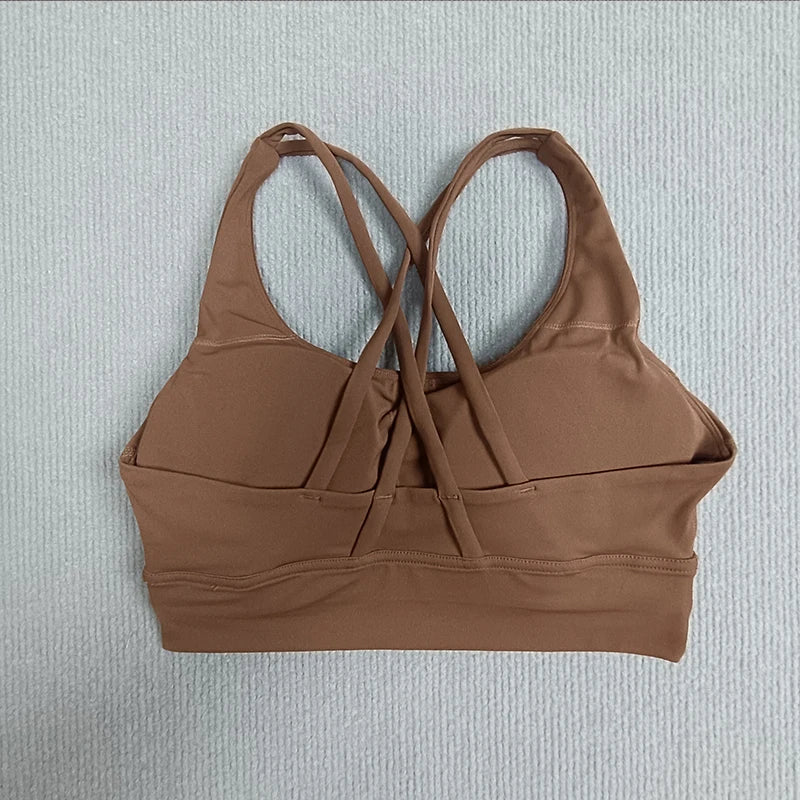 Yoga sports bra Solid color