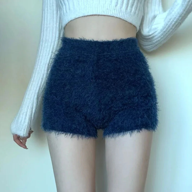 Women's Slim High Waist Winter Autumn Thick Velvet Pants