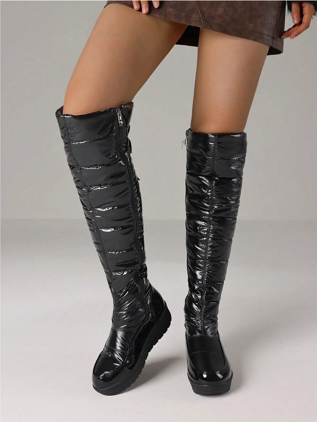 Winter Snow Boots Wedges Heel