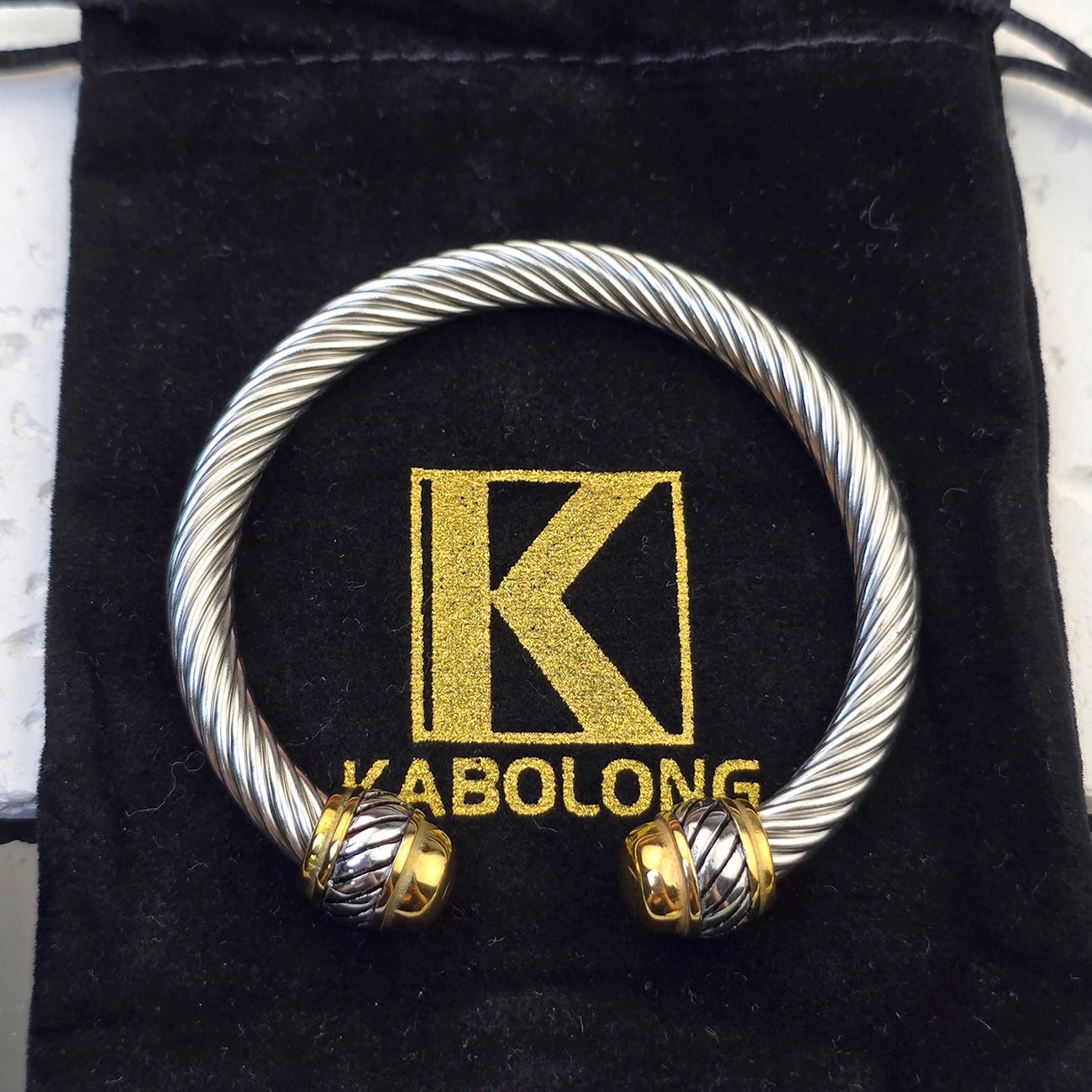 7mm Stainless Steel Cable Bracelet