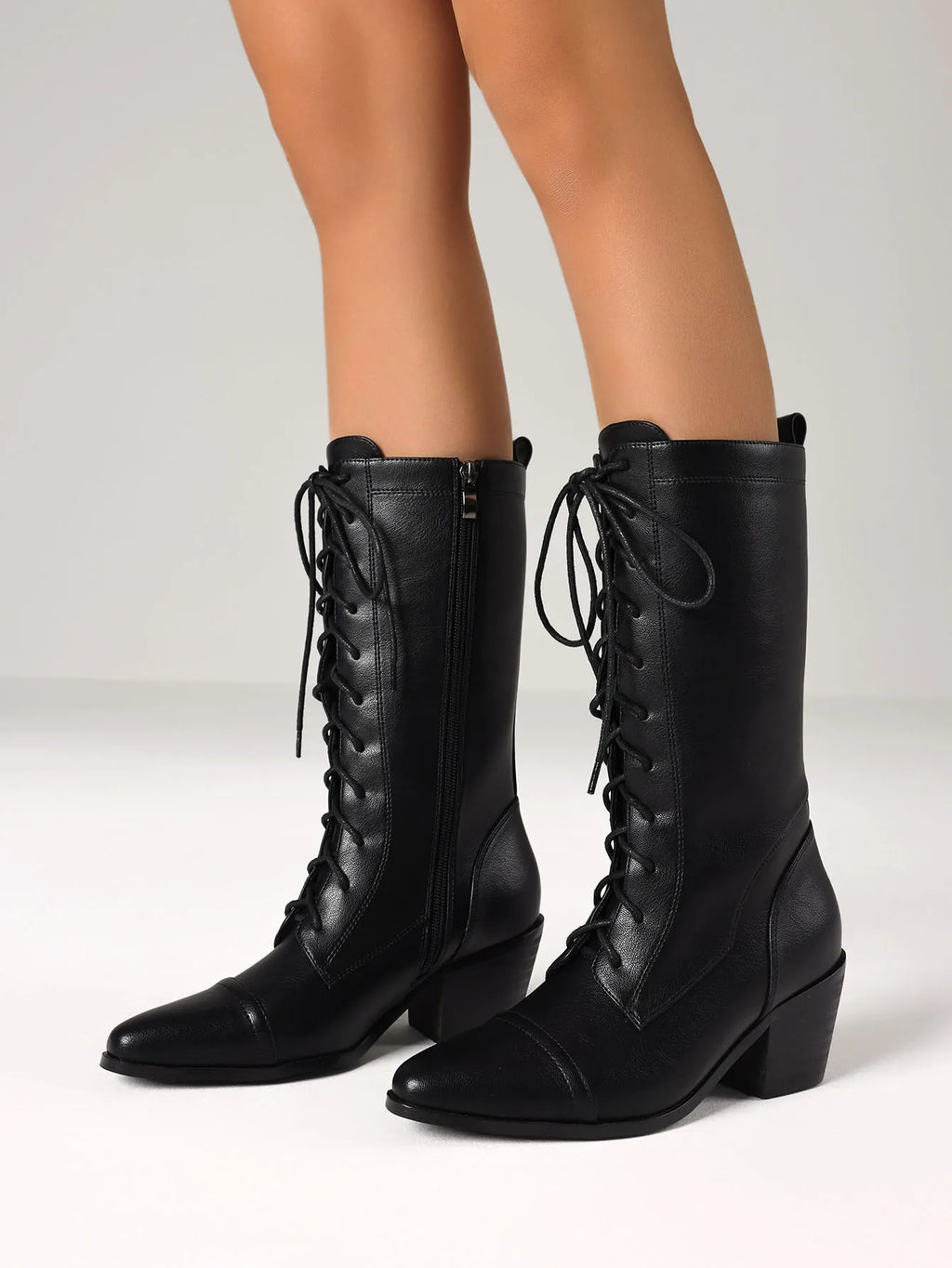 Women's Retro Pointed Toe Boots