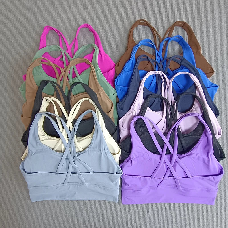 Yoga sports bra Solid color