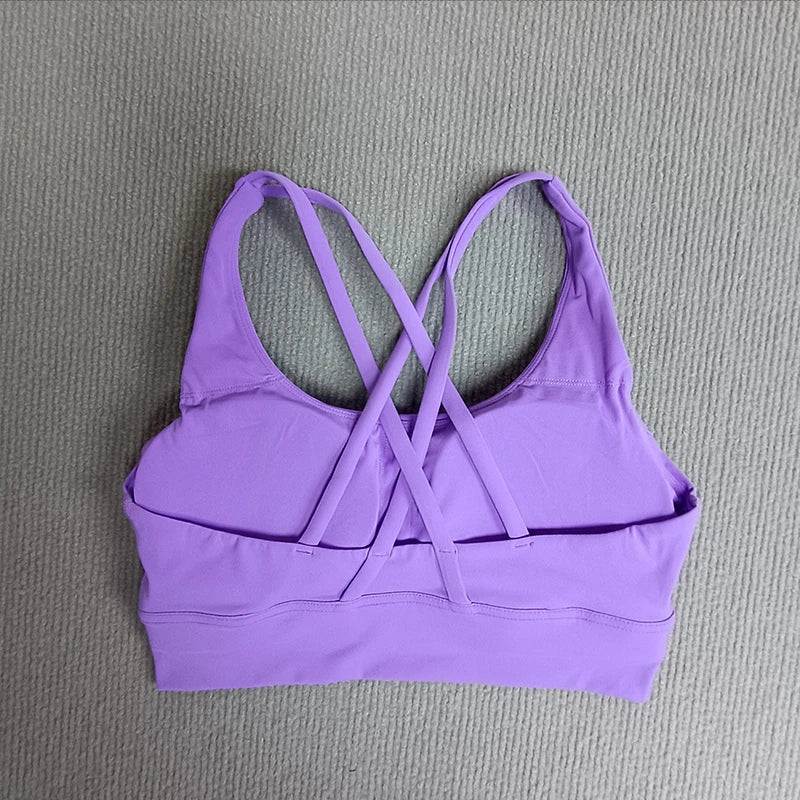 Yoga sports bra Solid color