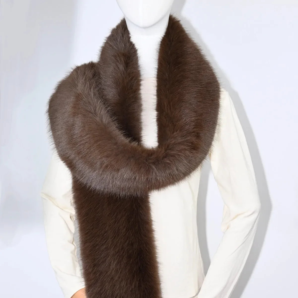 Winter Imitation Mink Fur Scarfs