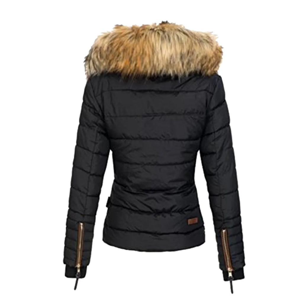 Winter Plus Size Collar Zipper Padded Jacket