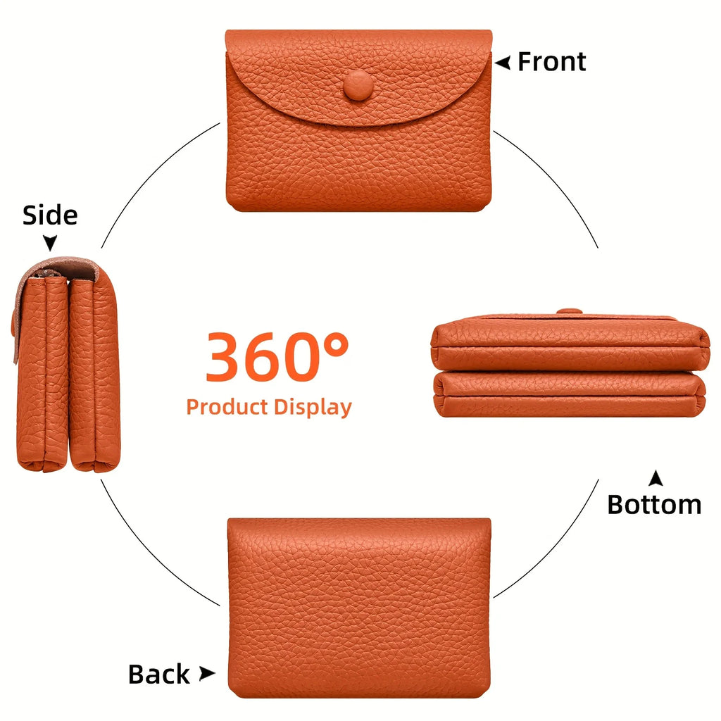 Women's Genuine Leather Mini Wallet