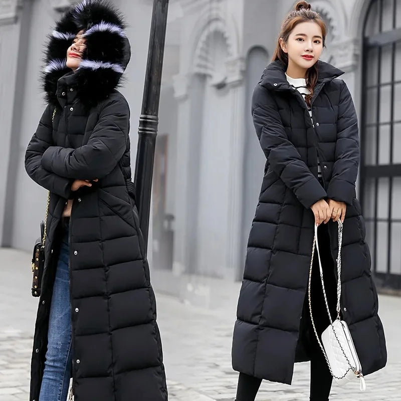 Korean Style Thickened Winter Long Coat