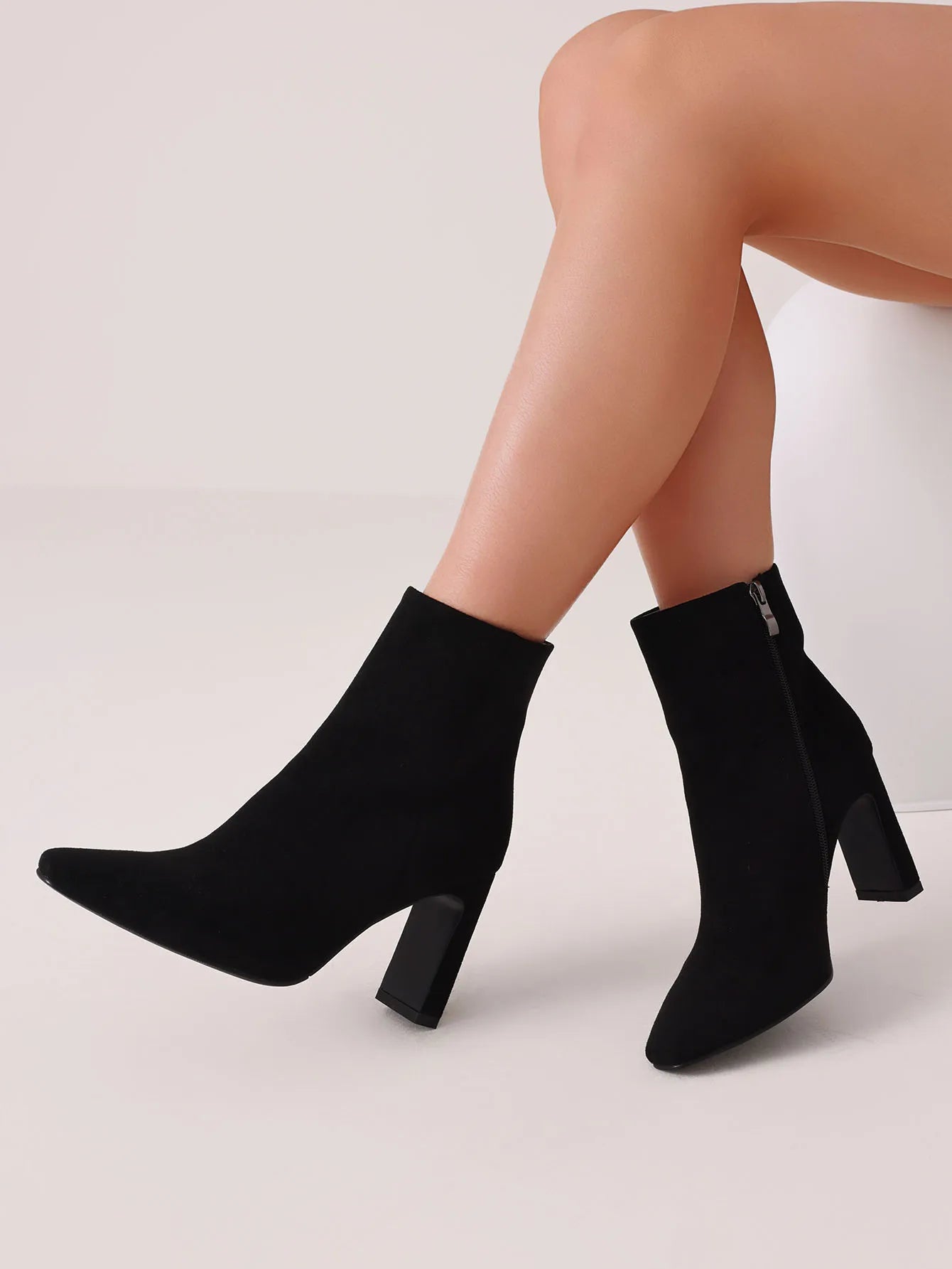 Women's Square Toe Ankle Boots