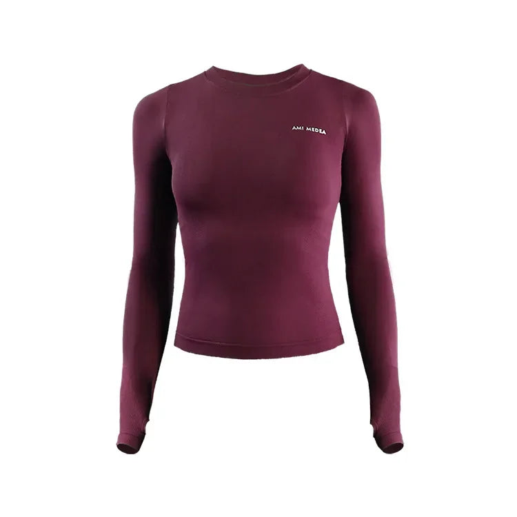 Women's Long Sleeve Top Yoga Shirt