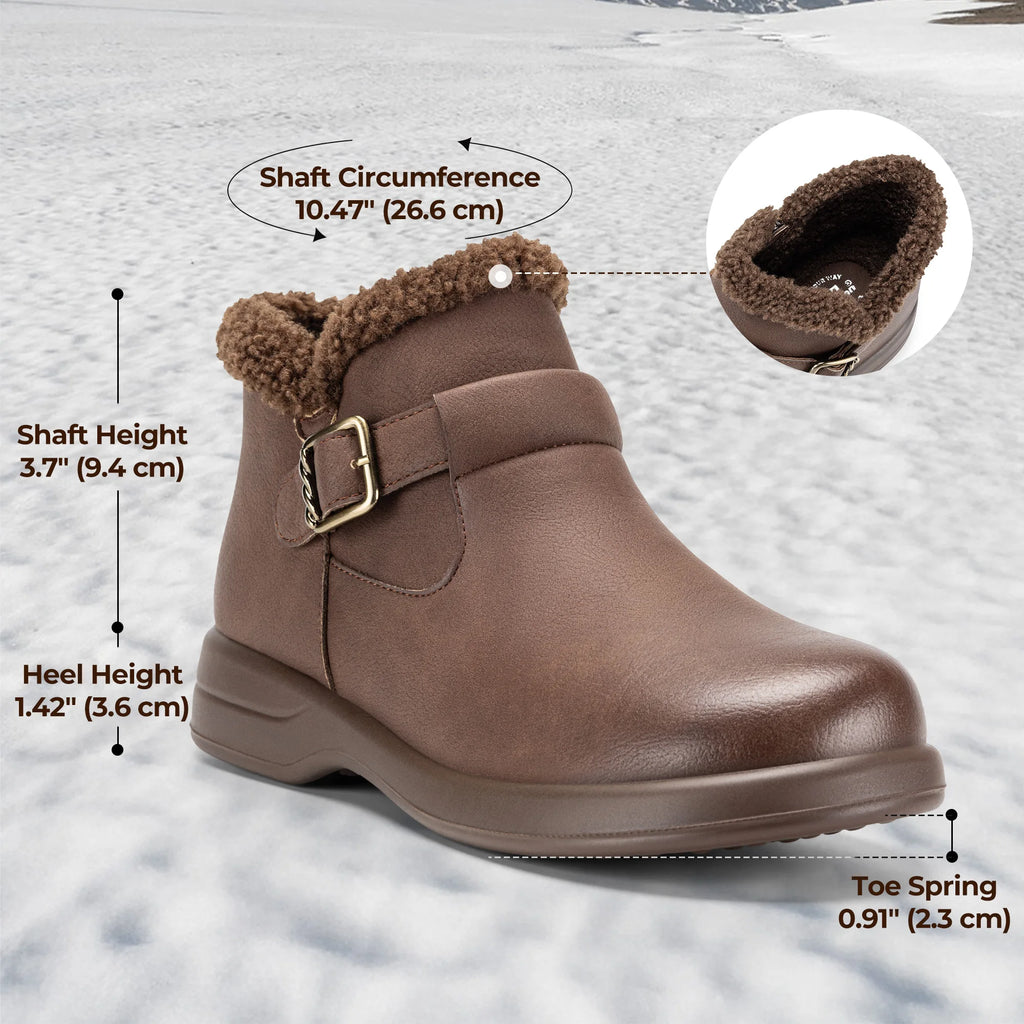 Winter Fleeced Lined Snow Boots