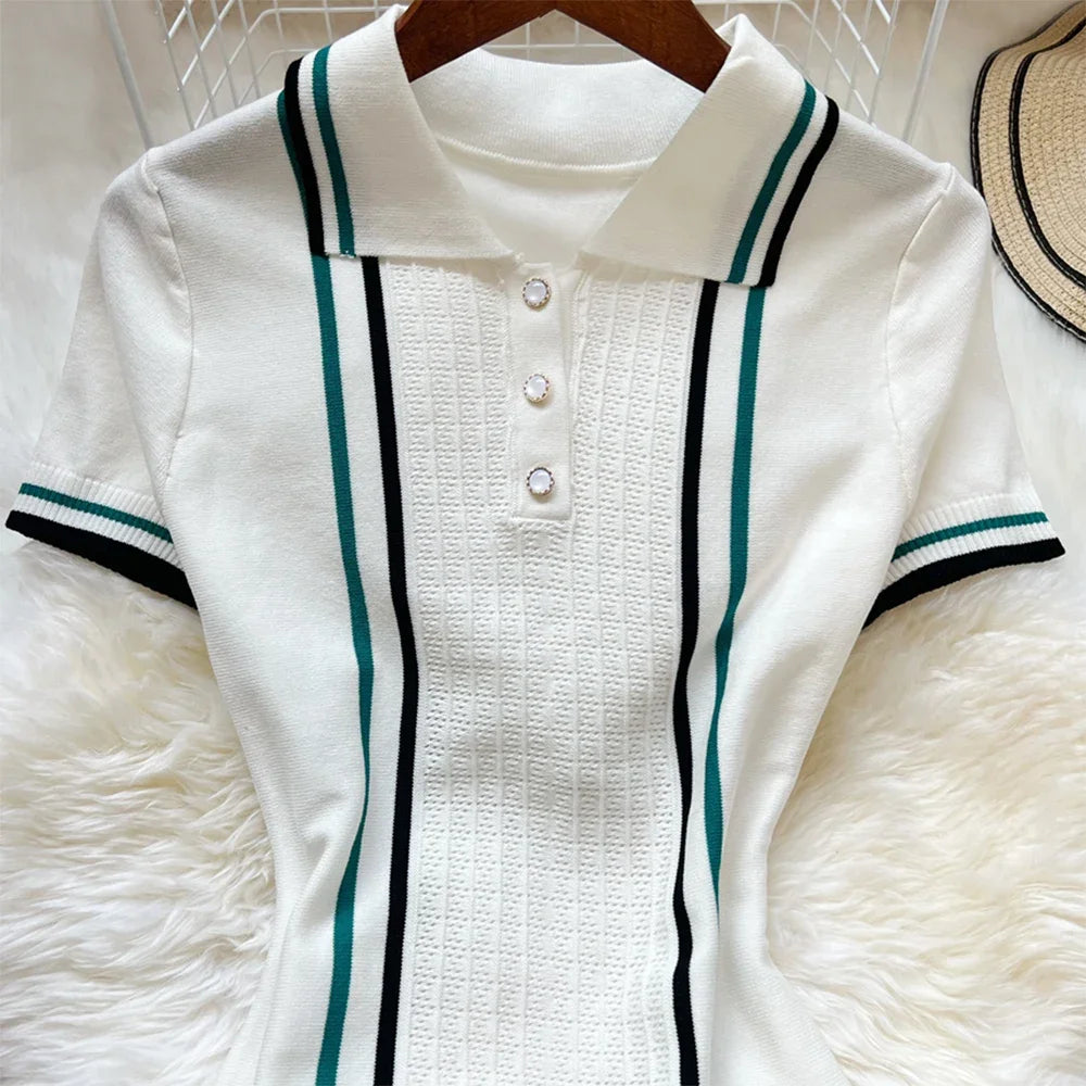 Women Knitted Mini Dress