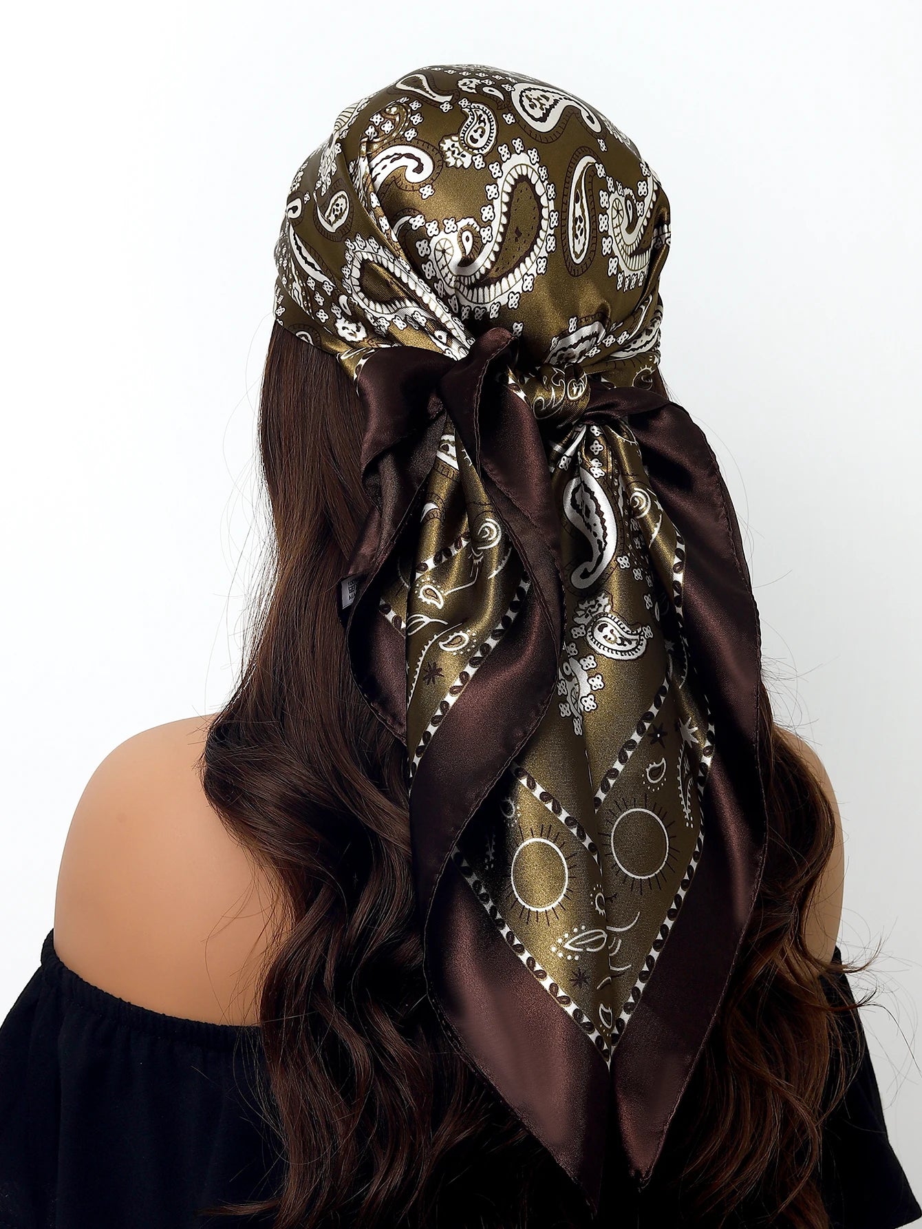 Women Printed Pre-tie Headscarf
