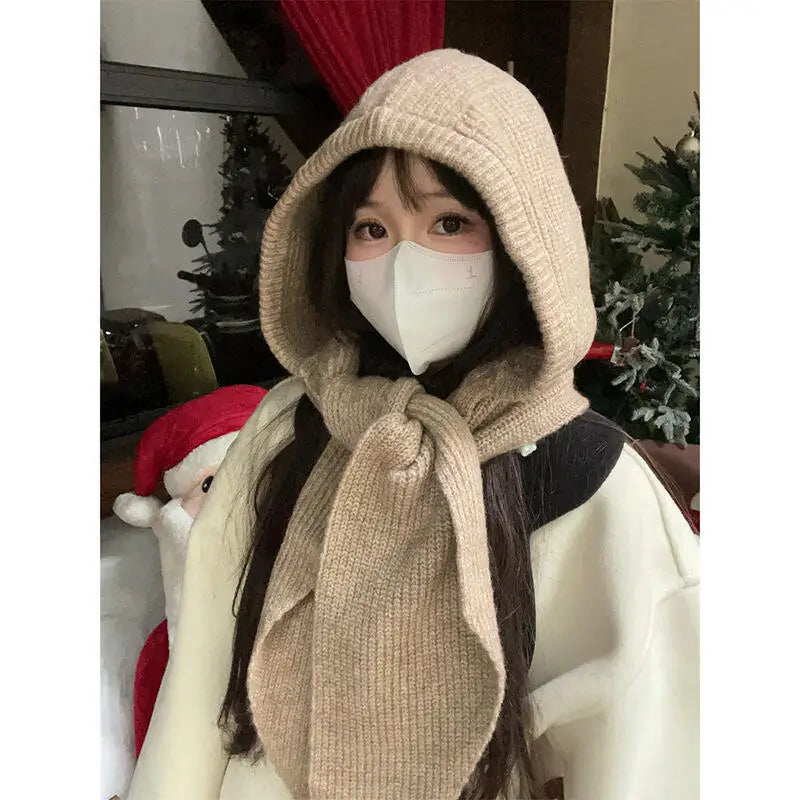 Integrated Hat Scarf