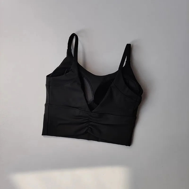 Fixed Pad Sports Bra for Women