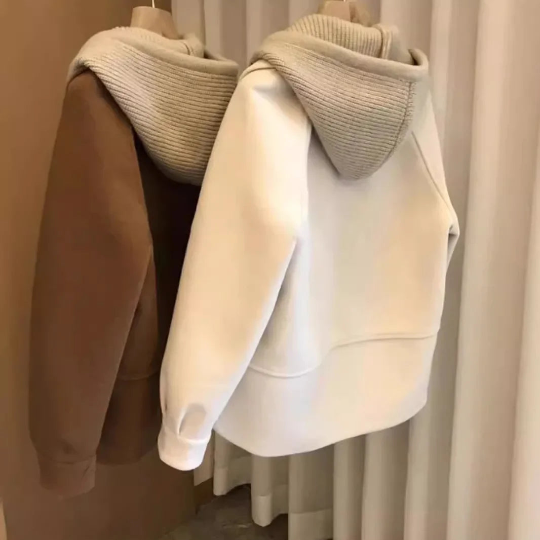 Women's Knitted Woolen Coat