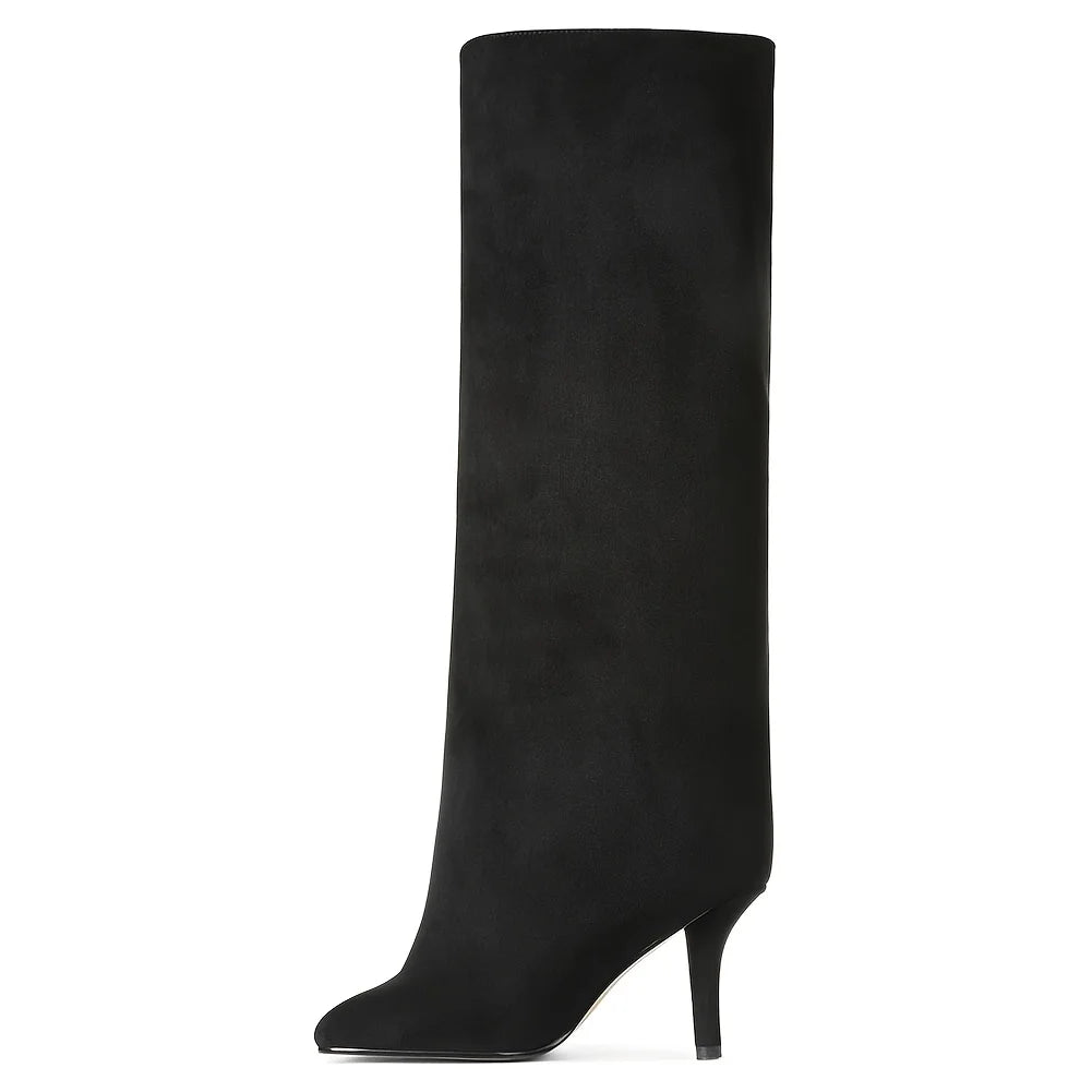 Women's Suede Knee High Boots