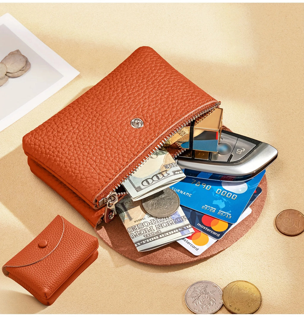 Women's Genuine Leather Mini Wallet