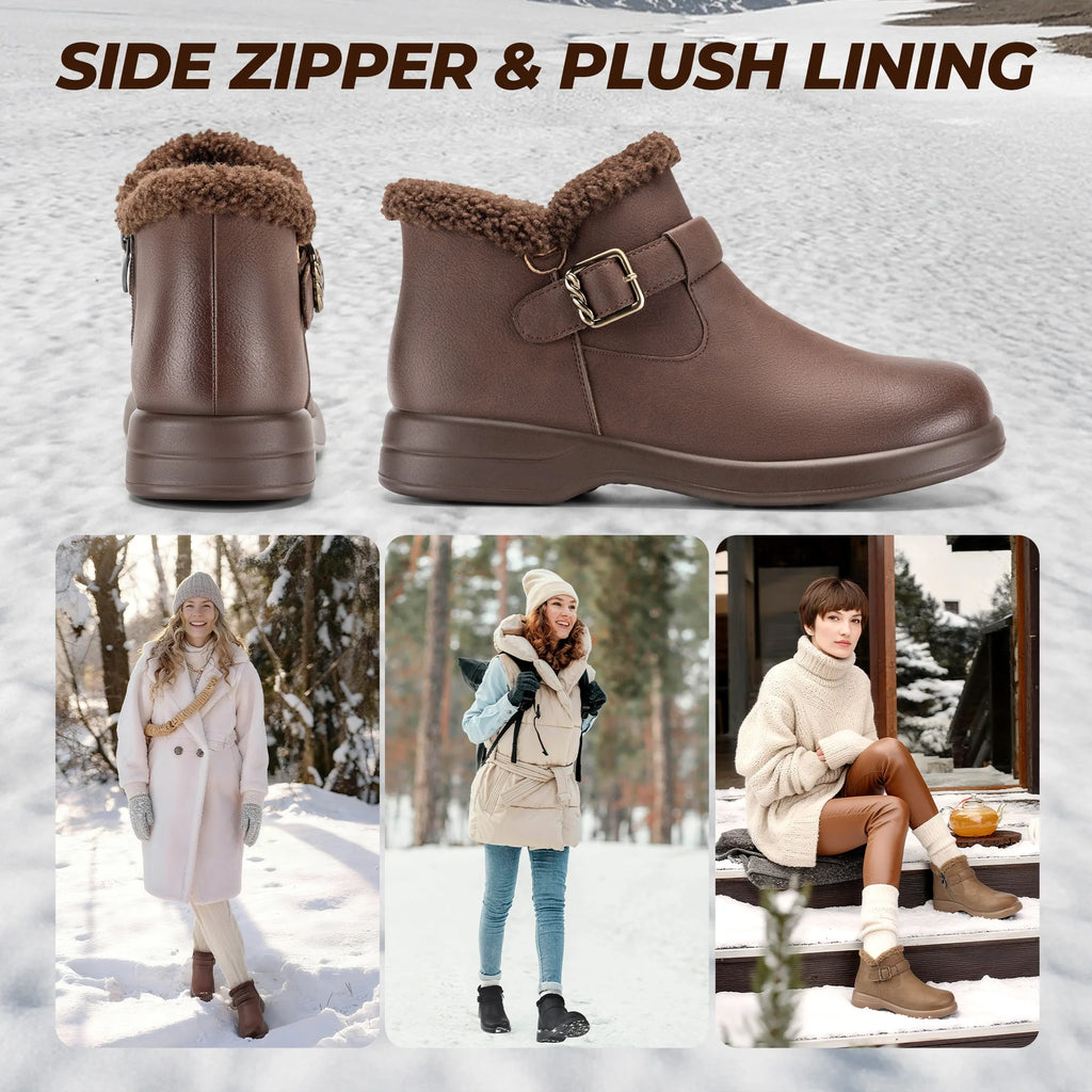 Winter Fleeced Lined Snow Boots