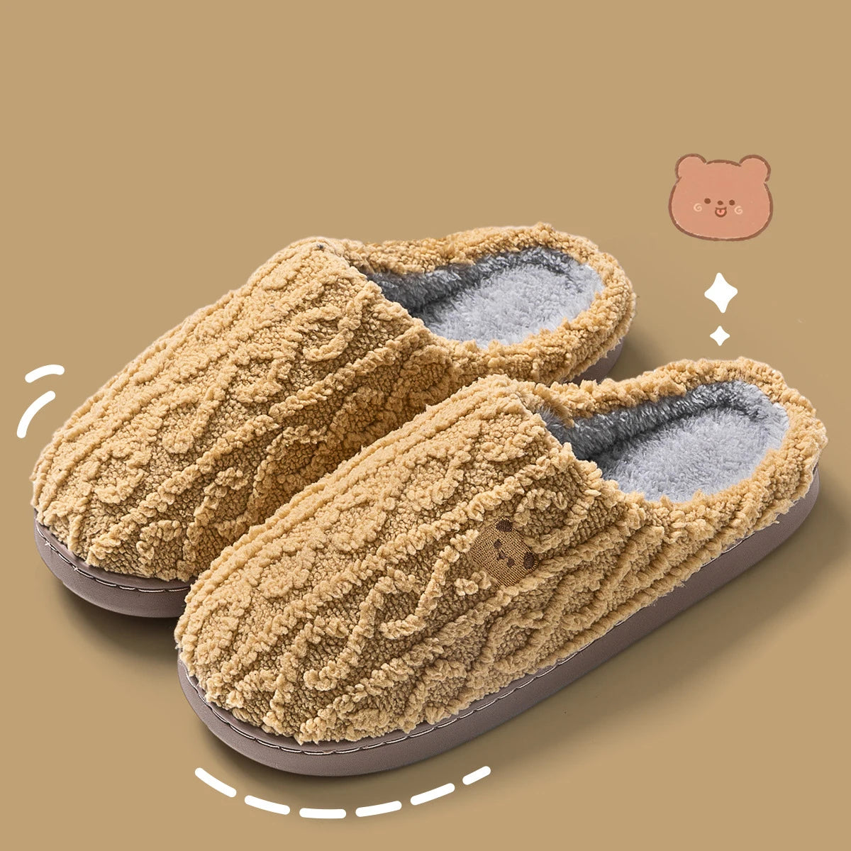 Asgard Women Winter Fur Slippers