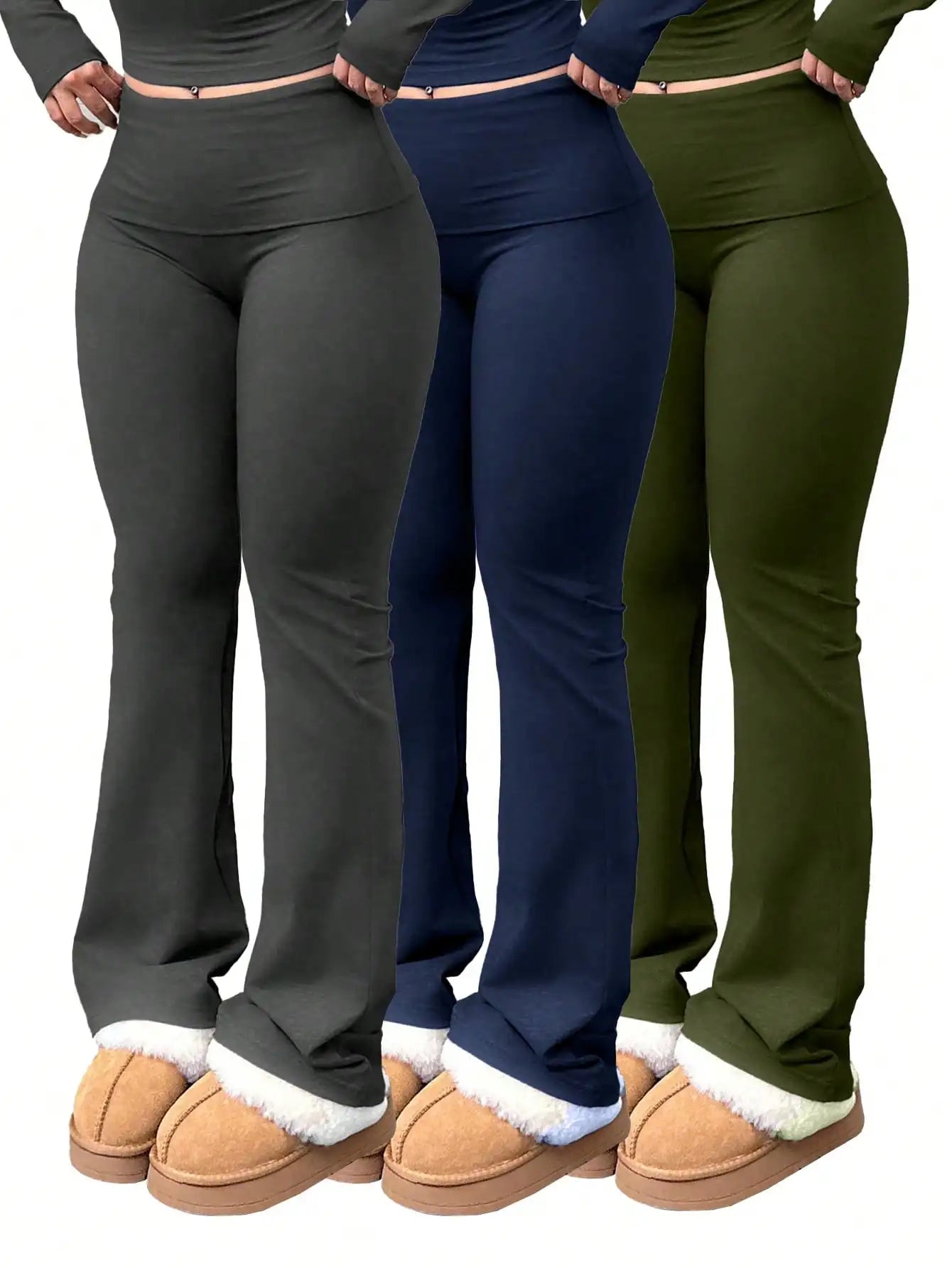 Women's High-waisted Flared Yoga Pants