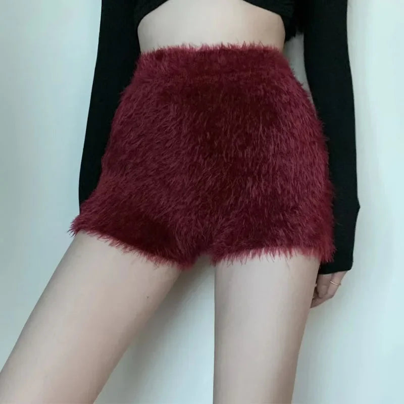 Women's Slim High Waist Winter Autumn Thick Velvet Pants