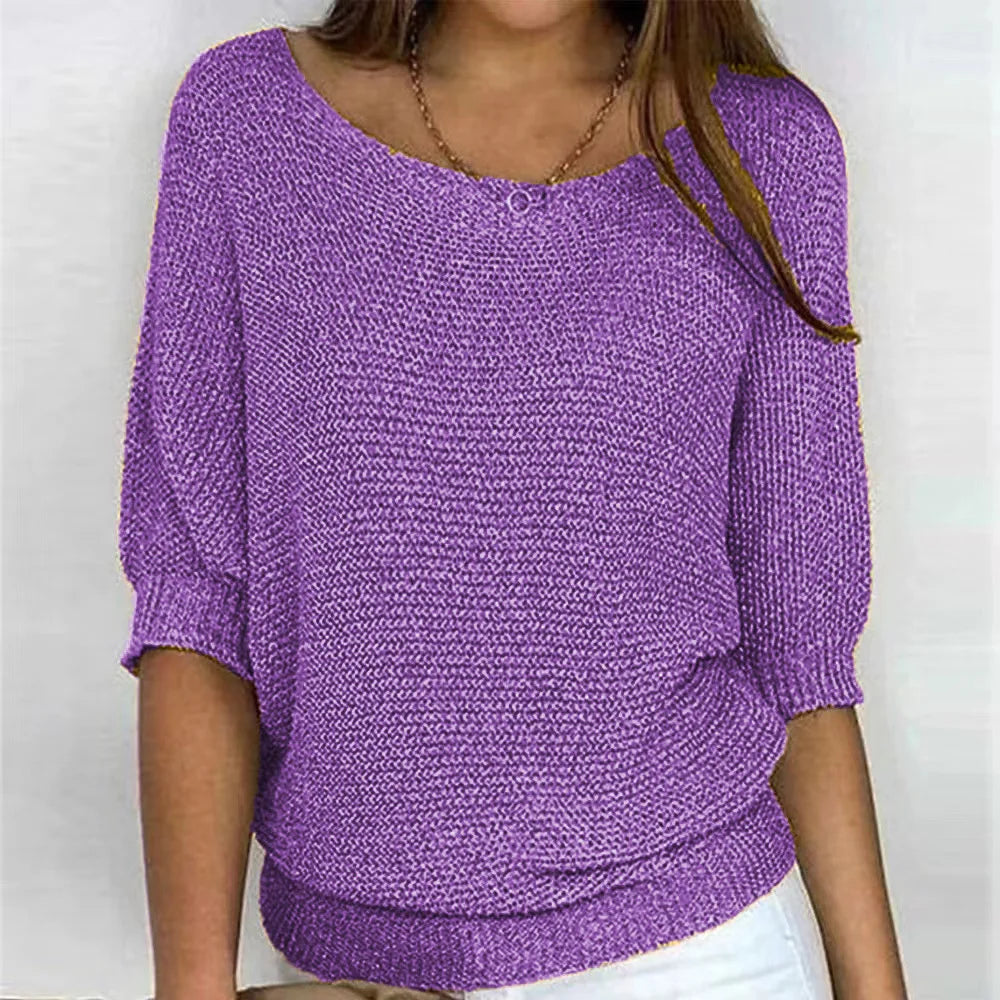 Women Sweater Basic Pullover