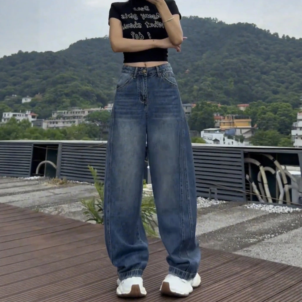 High Waist Wide Leg Jeans