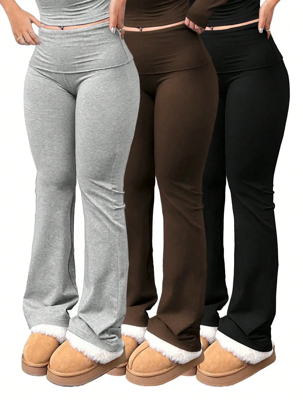 Women's High-waisted Flared Yoga Pants