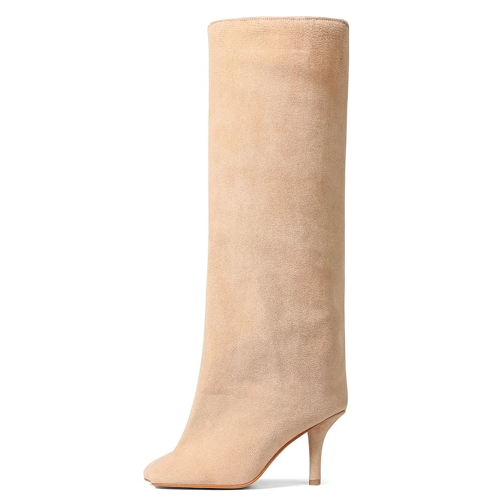 Women's Suede Knee High Boots