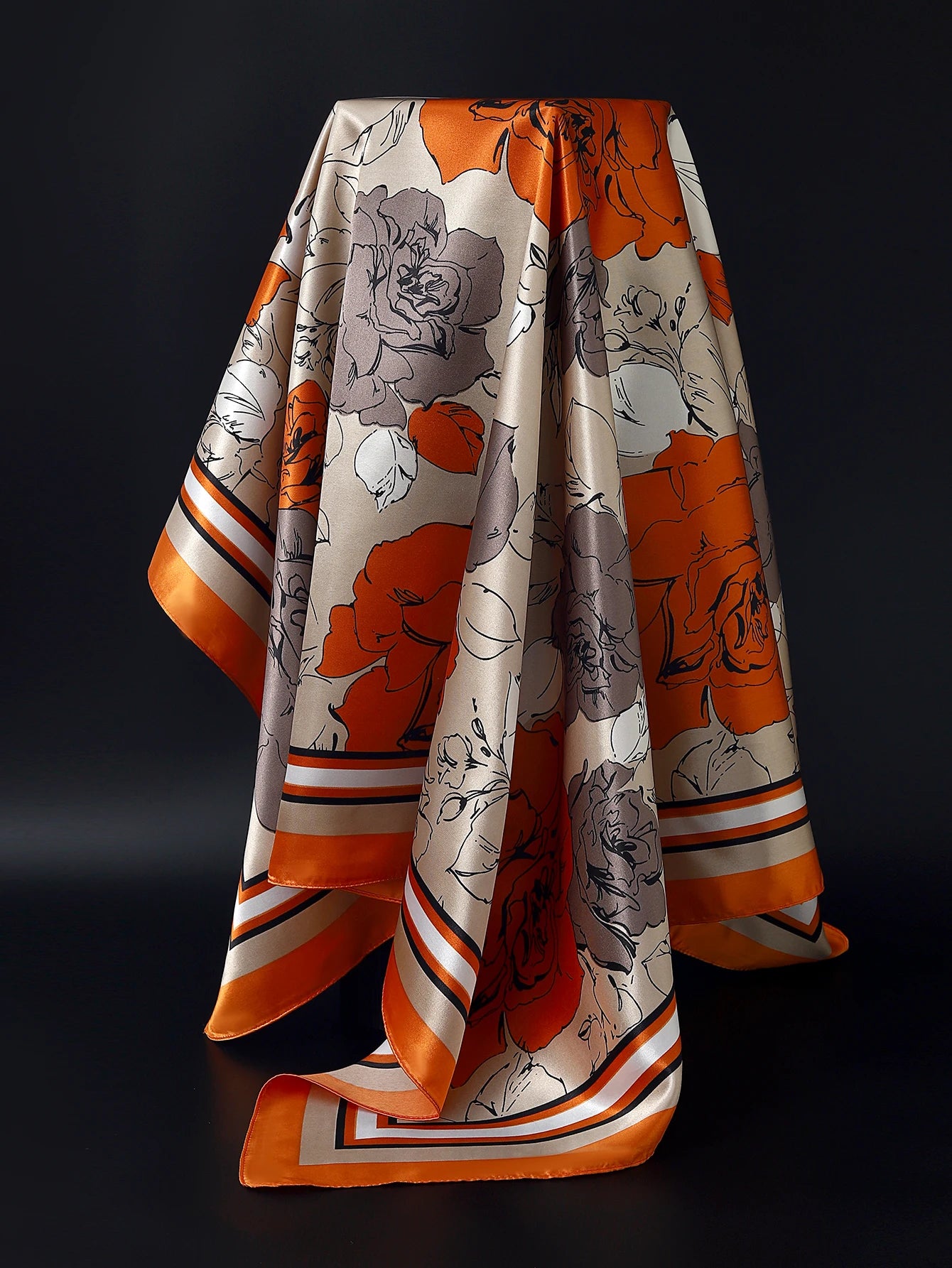 Women Printed Pre-tie Headscarf