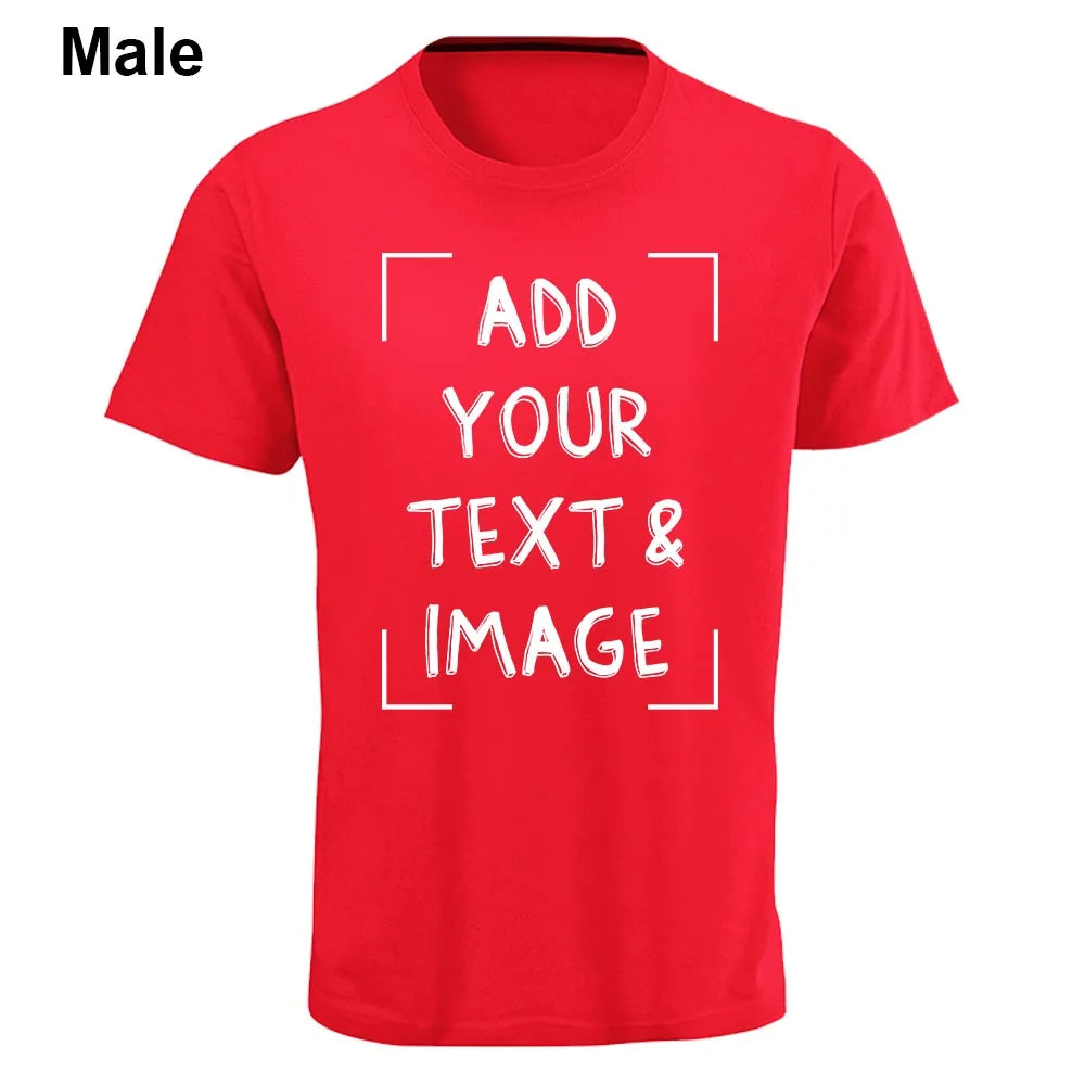 Custom T-shirt with Your Photo Text Image