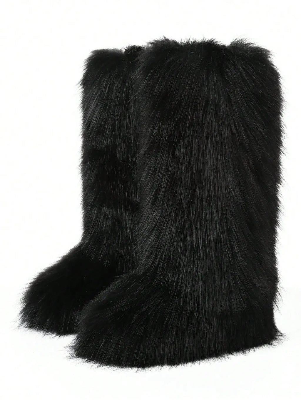 Furry Fluffy Women Snow Boots