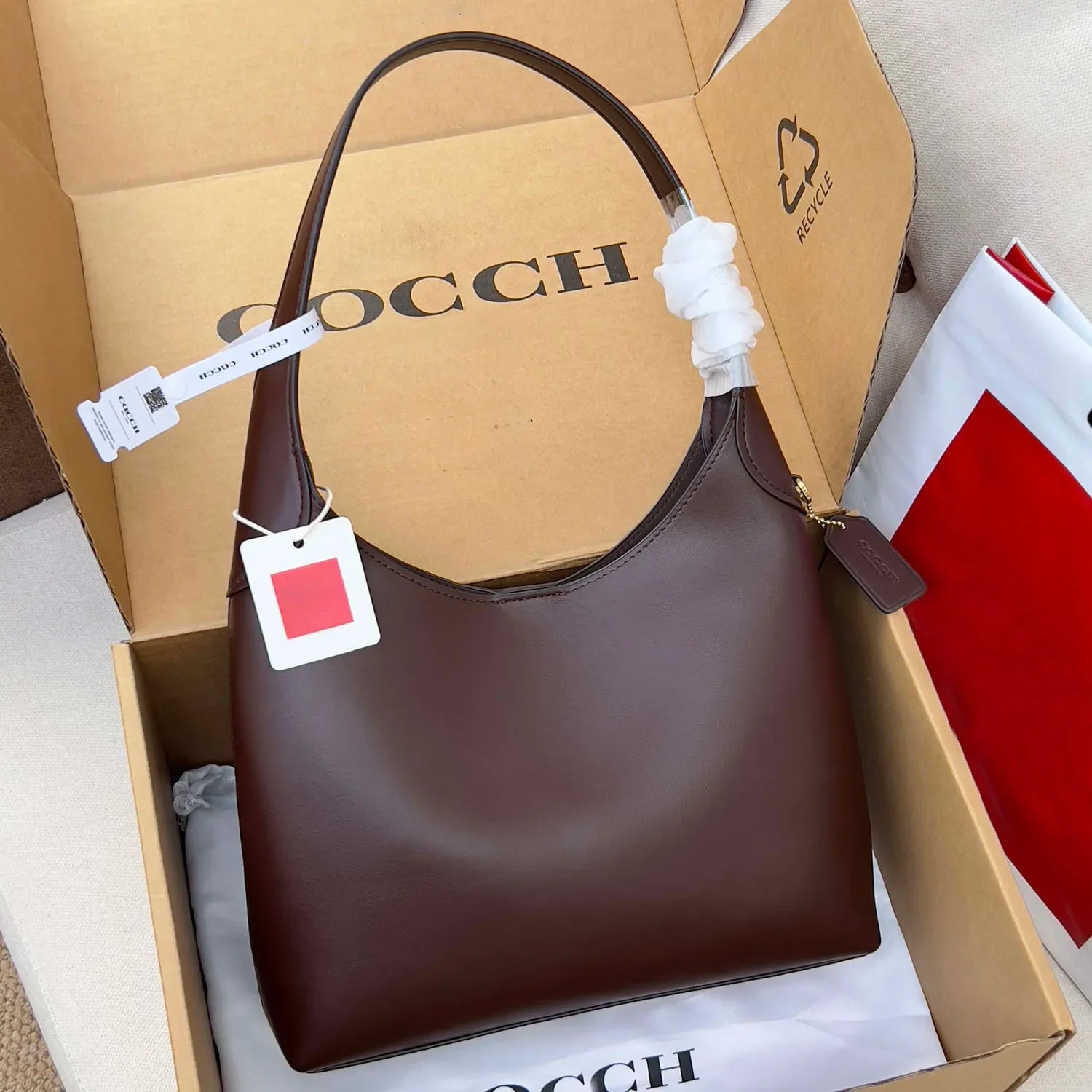 Designer Brooklyn bag single shoulder