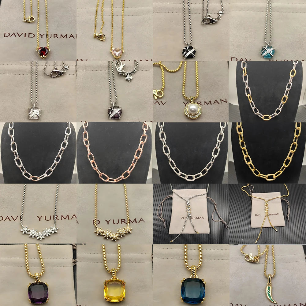 DY Classic Love Star Pearl Pendant Necklace