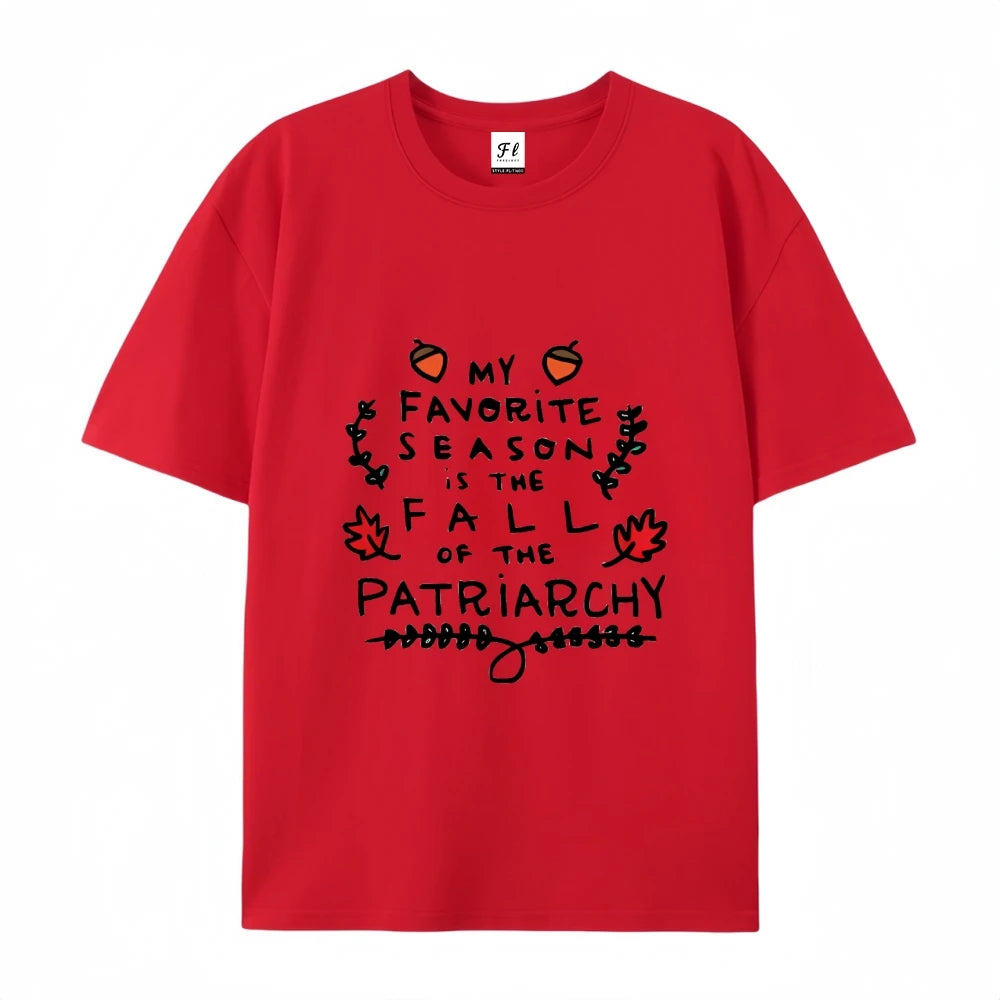 Casual Loose Short Sleeved Bold Feminist T-shirt