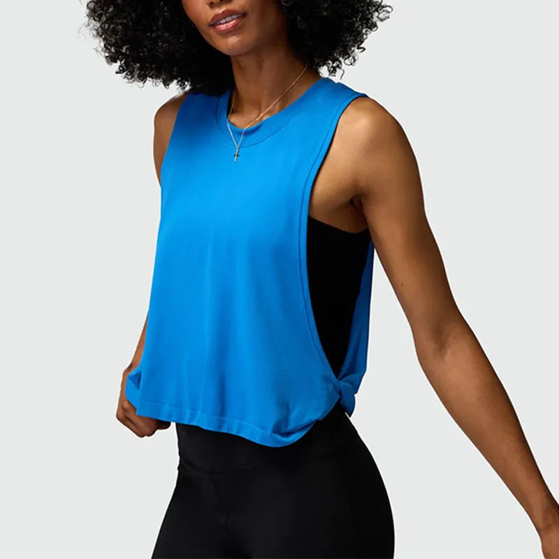Women Sleeveless Yoga Tops