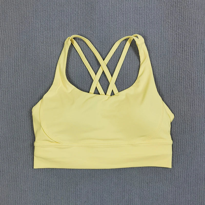 Yoga sports bra Solid color