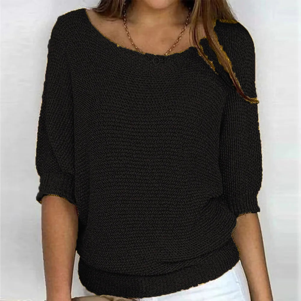 Women Sweater Basic Pullover