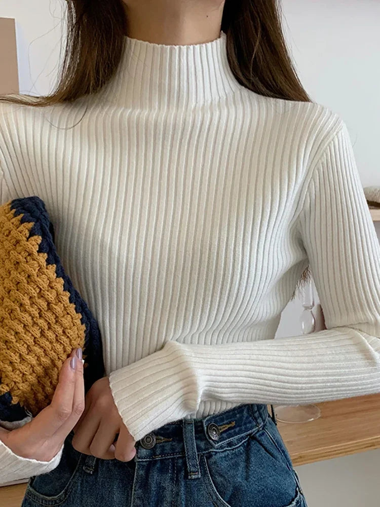 Knit Chic Autumn Winter Sweater Pullovers