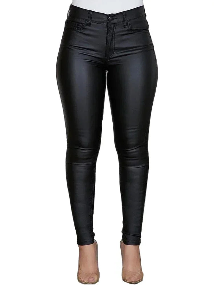 Fashion PU Leather Pants