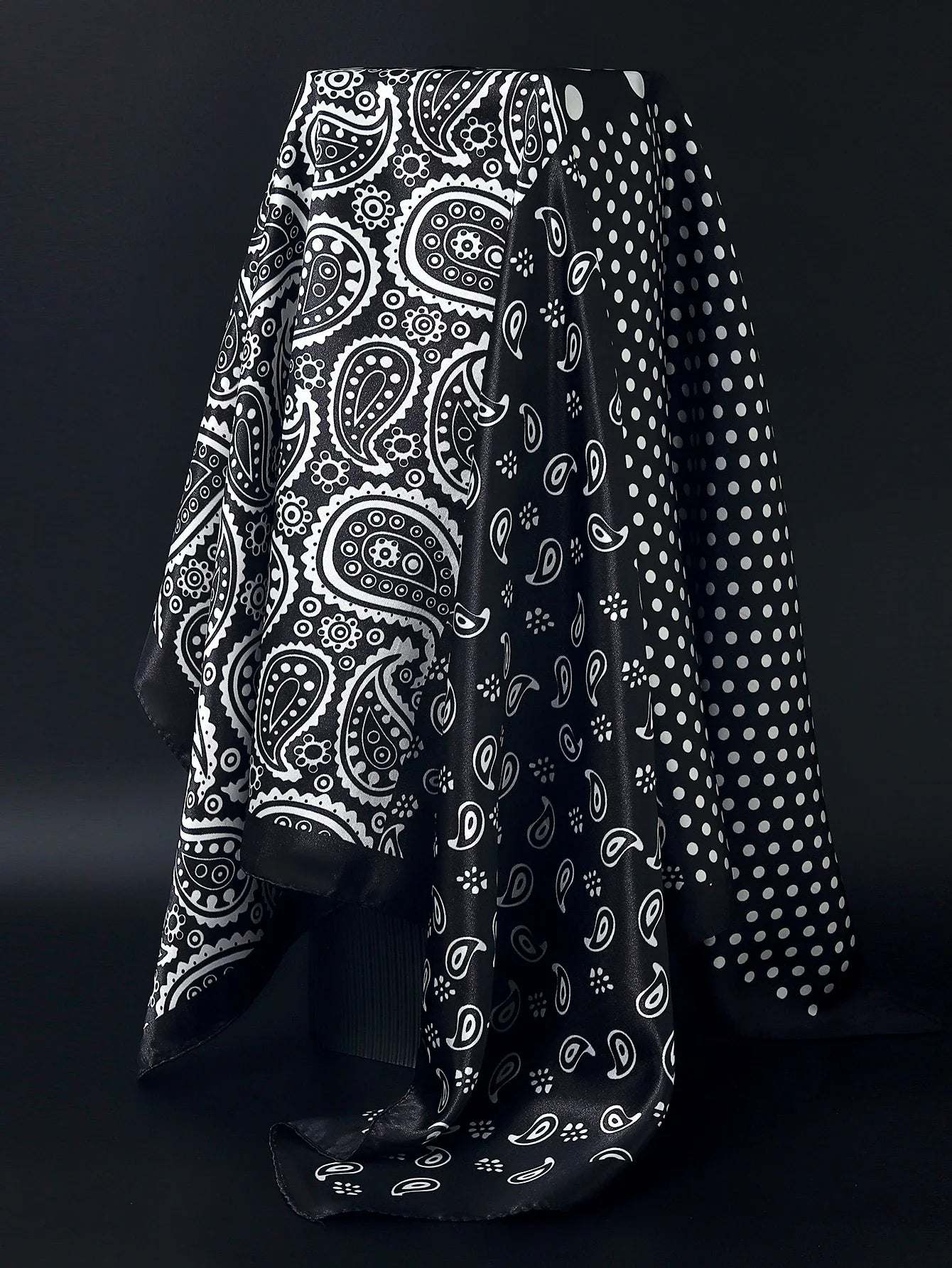 Women Printed Pre-tie Headscarf